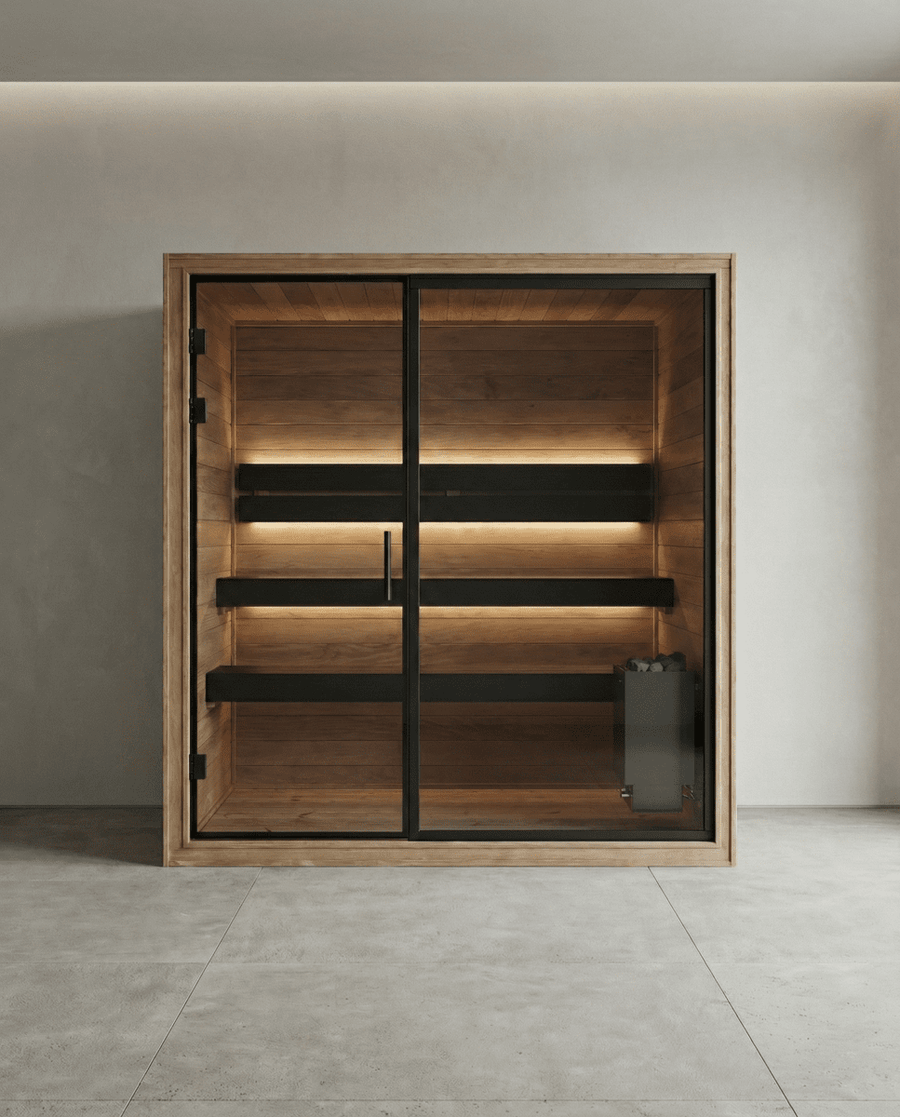 Sauna interior Thermo Black 220