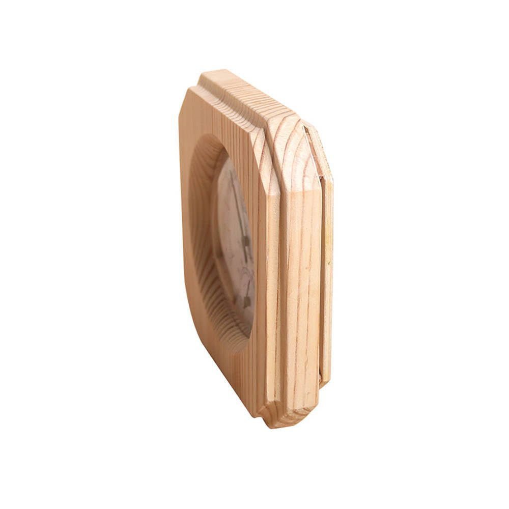 Conjunto de Acessórios Para Sauna com relógio de madeira.