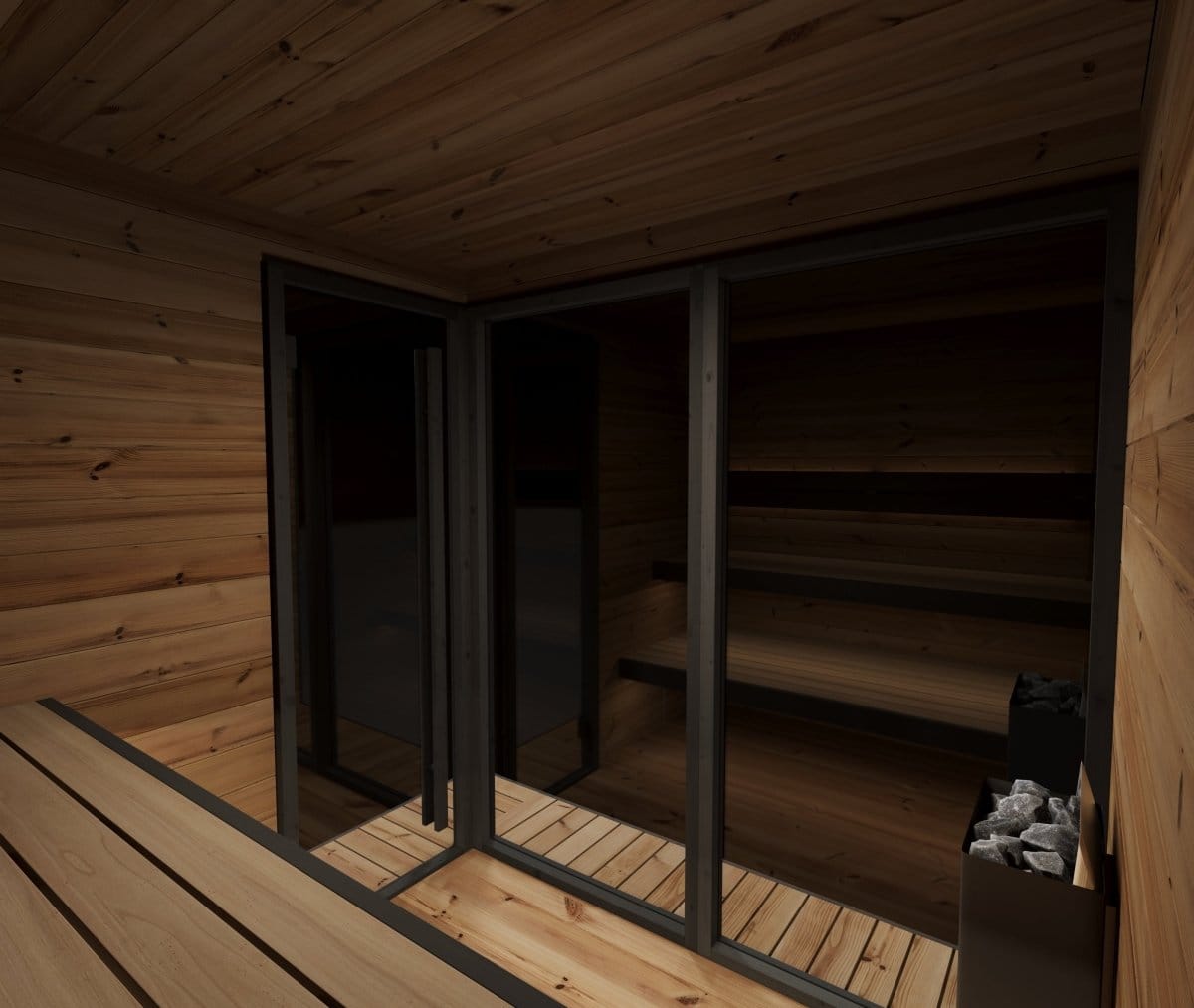 Sauna Exterior Hiki L - Saunamo