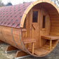 Saunamo Sauna de madera en forma de barril Barrel 400.