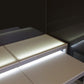 Saunamo Dual: Baño turco con luces LED y asientos.