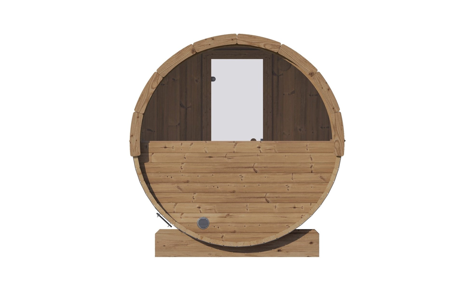 Saunamo Sauna de barril Ergo con ventana y puerta